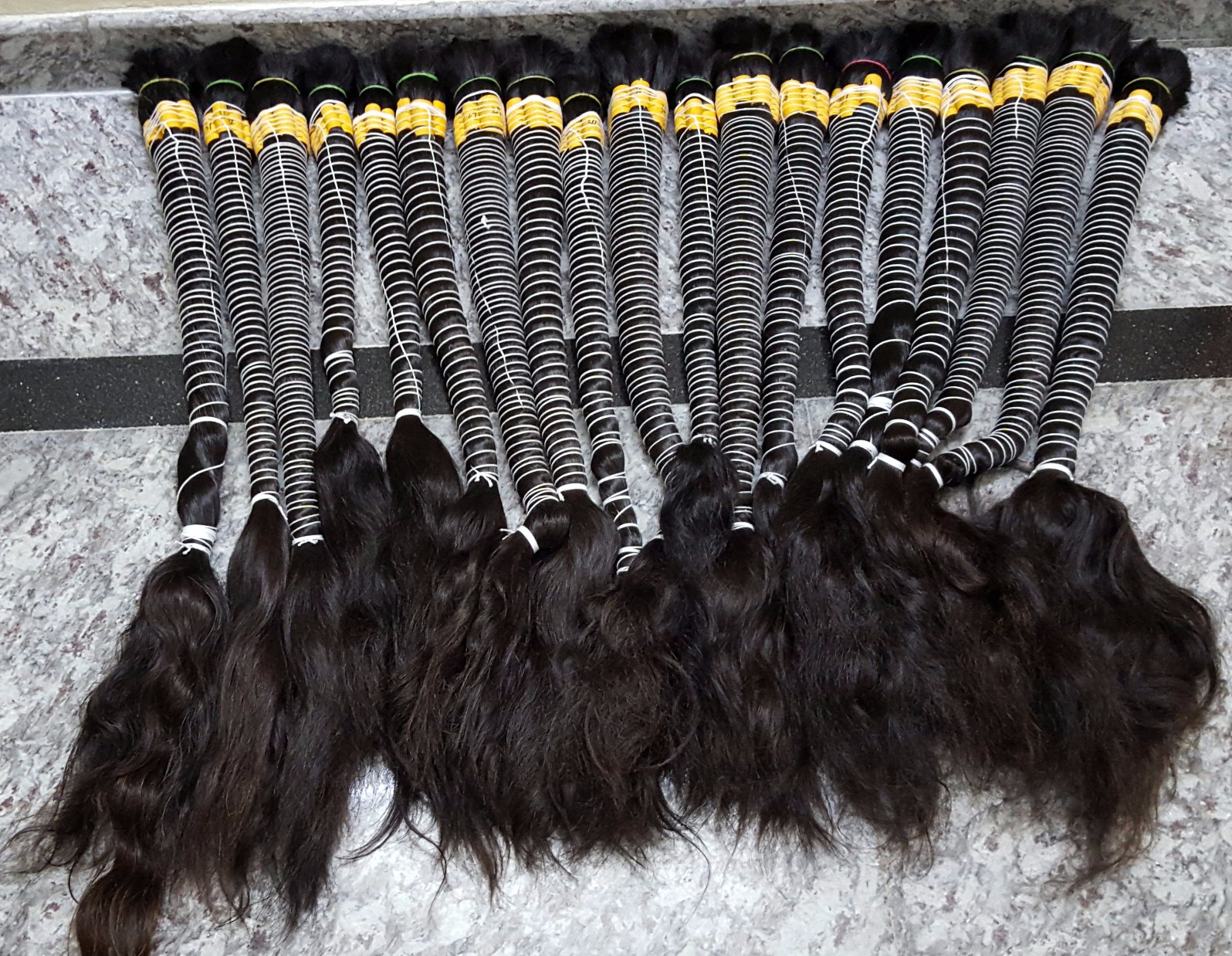 Temple Virgin Remy Bulk Hair 4