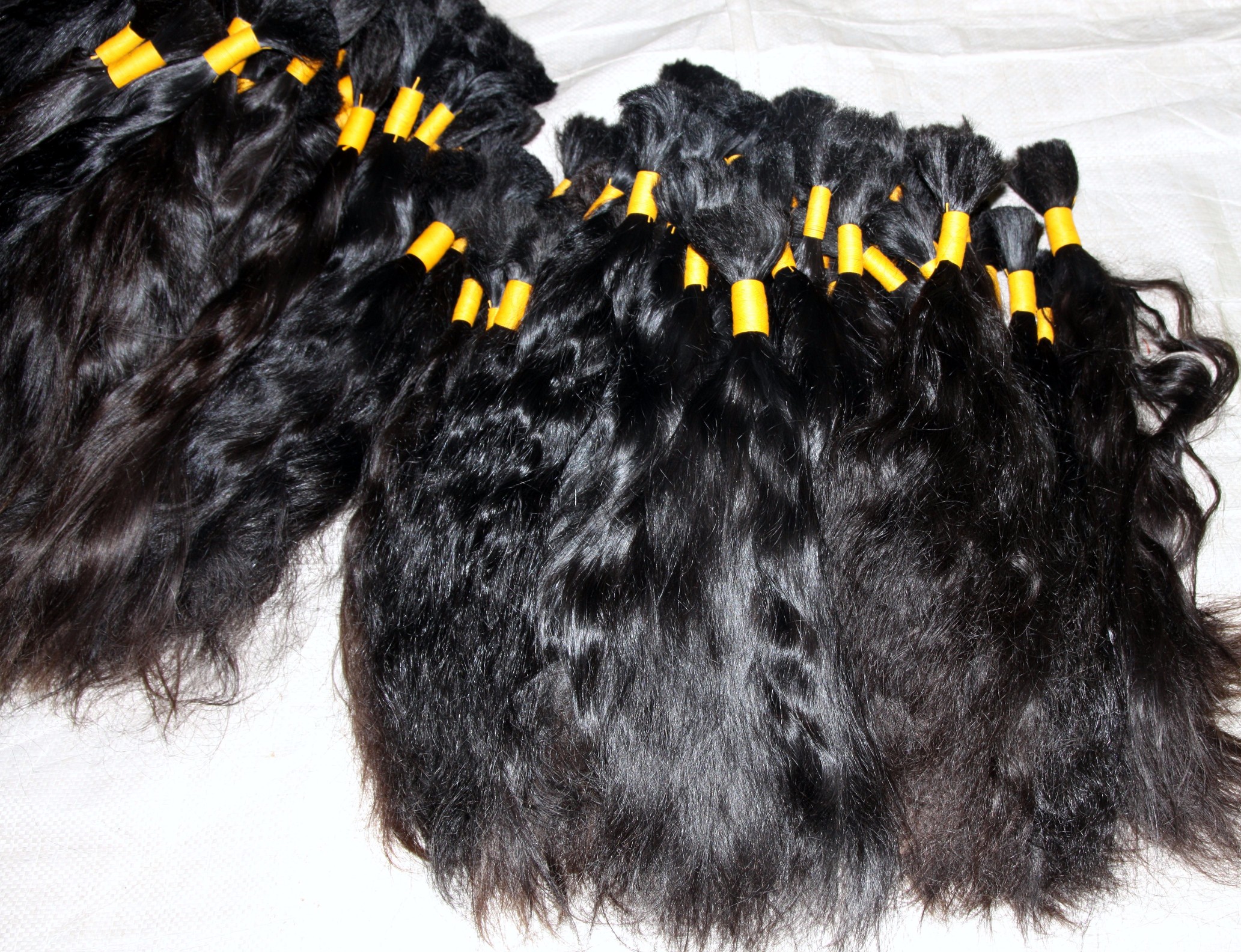 Temple Virgin Remy Bulk Hair 5